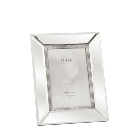 Photo frame Alexandra House Living Grey Crystal Mirror 10 x 15 x 2 cm by Alexandra House Living, Table and wall frames - Ref:...