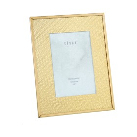 Cornice Portafoto Alexandra House Living Dorato Cristallo 18 x 23 x 2 cm di Alexandra House Living, Cornici da parete e da ta...