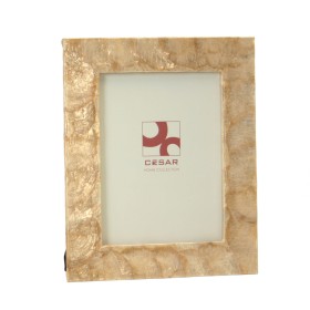 Cadre photo Alexandra House Living Marron Nacre noire 19 x 1 x 24 cm de Alexandra House Living, Cadres muraux et de table - R...