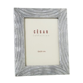 Photo frame Alexandra House Living Grey Mother of pearl by Alexandra House Living, Table and wall frames - Ref: D1625115, Pri...