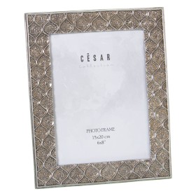 Cadre photo Alexandra House Living Argenté Plastique 21 x 1 x 25 cm de Alexandra House Living, Cadres muraux et de table - Ré...