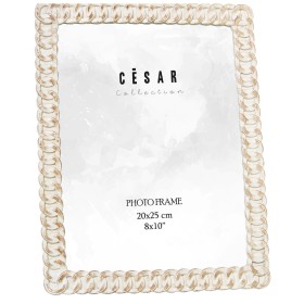 Photo frame Alexandra House Living White Plastic 22 x 1 x 28 cm by Alexandra House Living, Table and wall frames - Ref: D1625...