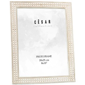 Photo frame Alexandra House Living White Plastic 23 x 1 x 28 cm by Alexandra House Living, Table and wall frames - Ref: D1625...