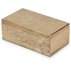 Caja Decorativa Alexandra House Living Multicolor Madera 21 x 6 x 12 cm de Alexandra House Living, Cajas - Ref: D1625476, Pre...