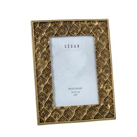 Photo frame Alexandra House Living Golden Plastic 16 x 1 x 20 cm by Alexandra House Living, Table and wall frames - Ref: D162...