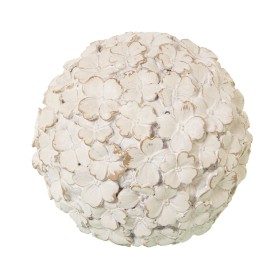 Sfera Decorativa Alexandra House Living Bianco Resina Plastica 9 x 9 x 9 cm di Alexandra House Living, Soprammobili - Rif: D1...