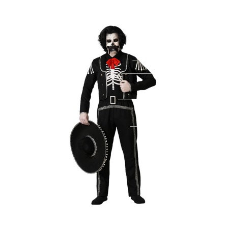 Costume for Adults Skeleton M/L | Tienda24 - Global Online Shop Tienda24.eu