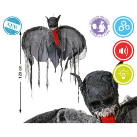 Décoration d'Halloween Chauve-souris 19 x 120 x 110 cm de BigBuy Home, Halloween - Réf : S1135698, Prix : 37,92 €, Remise : %