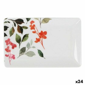 Tablett für Snacks La Mediterránea Petunia Melamine Glanz 20 x 13 x 1,5 cm (24 Stück) von La Mediterránea, Teller und Schüsse...