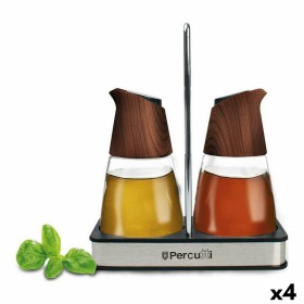 Condiment Set Percutti Legno (4 Units) (3 pcs) by Percutti, Dispensers for dressings and spices - Ref: S2226468, Price: 22,23...