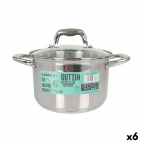 Stainless Steel Saucepan with Lid Quttin | Tienda24 - Global Online Shop Tienda24.eu