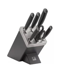 Set of Kitchen Knives and Stand Zwilling 36131-003-0 Black Steel Wood Stainless steel Plastic 6 Pieces | Tienda24 Tienda24.eu