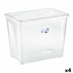 Jeu de Caisses de Rangement Empilables DKD Home Decor Carton Urbaine 37,5 x 37,5 x 18 cm | Tienda24 - Global Online Shop Tienda24.eu