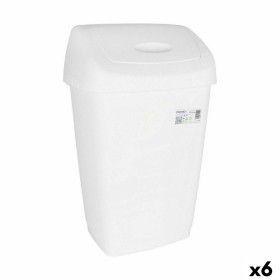 Corbeille à papier Argenté Acier inoxydable Rond 20 L | Tienda24 - Global Online Shop Tienda24.eu