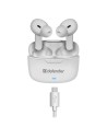 Auriculares in Ear Bluetooth Defender TWINS 903 Branco Multicolor | Tienda24 Tienda24.eu