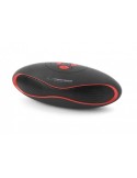 Portable Bluetooth Speakers Esperanza TRIVAL Black Black/Red | Tienda24 Tienda24.eu