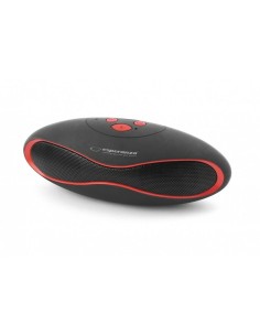 Altoparlante Bluetooth Portatile Esperanza TRIVAL Nero Nero/Rosso da Esperanza, Altoparlanti portatili e altoparlanti con por...