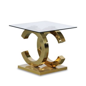 Table d'appoint Alexandra House Living Verre 55 x 55 x 50 cm de Alexandra House Living, Tables - Réf : D1627487, Prix : 519,4...