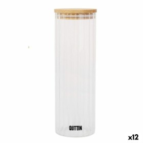 Frasco de Vidro Transparente Quttin 9 x 27 cm 1,4 L (12 Unidades) de Quttin, Armazenamento de alimentos - Ref: S2230516, Preç...