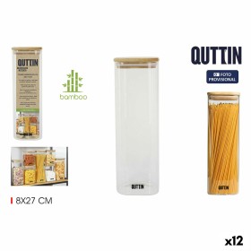 Tin Quttin Bamboo Squared 1,3 L 8 x 27 cm (12 Units) by Quttin, Food storage - Ref: S2230518, Price: 37,45 €, Discount: %