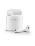 In-ear Bluetooth Headphones Savio TWS-01 White | Tienda24 Tienda24.eu