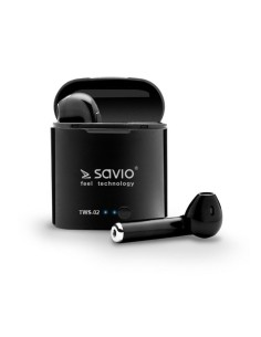 Écouteurs in Ear Bluetooth Vention AIR A01 NBMB0 Noir | Tienda24 Tienda24.eu