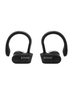 In-ear Bluetooth Headphones Savio TWS-04 Black Graphite | Tienda24 Tienda24.eu