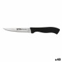 Coltello Seghettato Quttin Kasual Nero Argentato 22 x 2 x 1,5 cm (48 Unità) | Tienda24 - Global Online Shop Tienda24.eu