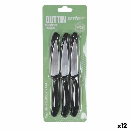 Conjunto de Facas de Descascar Quttin Basic 6 Peças 19,5 x 2 x 1 cm (12 Unidades) | Tienda24 - Global Online Shop Tienda24.eu