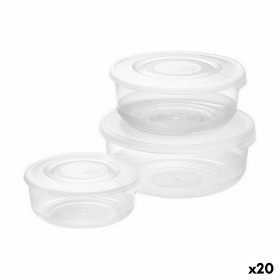 Lebensmittelbehälter Quttin Bambus Borosilikatglas 1 L (12 Stück) | Tienda24 - Global Online Shop Tienda24.eu