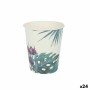 Set of glasses Algon Disposable Cardboard Tropical 10 Pieces 250 ml (24 Units) | Tienda24 - Global Online Shop Tienda24.eu