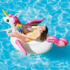 Colchoneta Hinchable Unicornio Intex Siva _228799 198 x 140 x 97 cm de Intex, Colchonetas y juguetes hinchables - Ref: S24016...