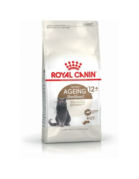 Cat food Royal Canin Ageing sterilised 12+ Senior Chicken Corn Vegetable Birds 2 Kg | Tienda24 Tienda24.eu