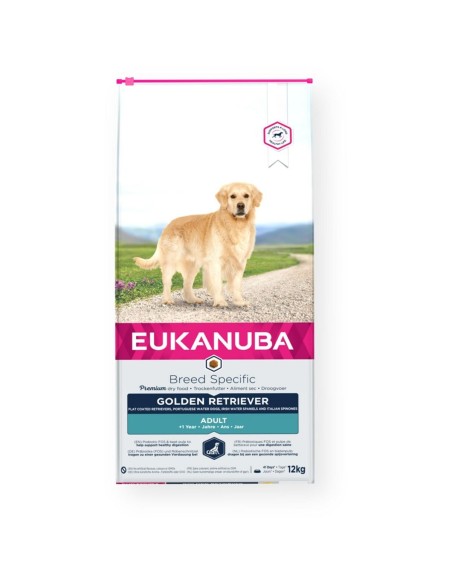 Pienso Eukanuba Golden Retriever Adulto Pollo 12 kg | Tienda24 Tienda24.eu