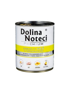 Wet food Dolina Noteci Premium Blueberry Veal Pig Rabbit 800 g | Tienda24 Tienda24.eu