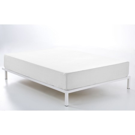 Fitted bottom sheet Alexandra House Living White King size by Alexandra House Living, Sheets and pillowcases - Ref: D1628383,...