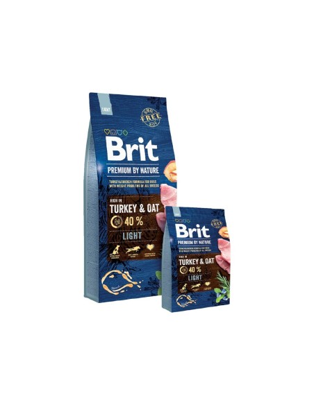 Penso Brit Premium by Nature Ligh Maçã Frango Peru Milho 15 kg | Tienda24 Tienda24.eu