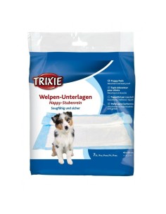 Tappetini Igienici per Cani Trixie 40 x 60 cm Azzurro Bianco Cellulosa (7 Pezzi) da Trixie, Pannolini e tappetini sanitari - ...