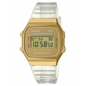 Montre Unisexe Casio VINTAGE COLLECTION - TRANSPARENT BAND - GOLD de Casio, Montres bracelet - Réf : S0386788, Prix : 50,74 €...