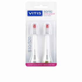 Rechange brosse à dents électrique Vitis Sonic S10/S20 Gingival 2 Unités de Vitis, Brosses à dents électriques et accessoires...