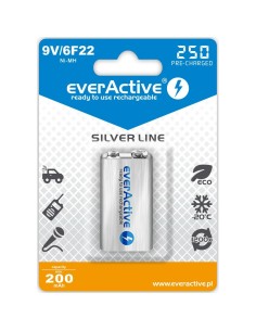 Piles Rechargeables EverActive EVHRL22-250 6F22 200 mAh 9 V de EverActive, Piles rechargeables - Ref: S9106111, Precio: 8,40 ...