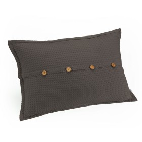 Cushion cover Alexandra House Living Coffee 50 x 70 cm 50 x 1 x 70 cm by Alexandra House Living, Cushion Covers - Ref: D16284...