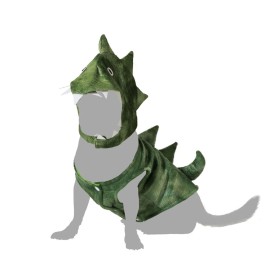 Fantasia para Cão Tamanho S Dinossauro BigBuy Pets - 1