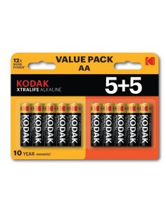 Batterie Kodak XTRALIFE 1,5 V (10 Unità) da Kodak, Pile monouso - Ref: S9106227, Precio: 4,40 €, Descuento: %