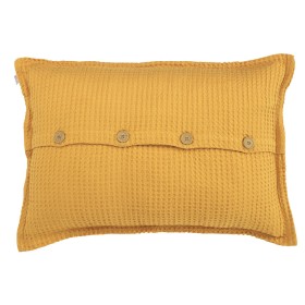 Cushion cover Alexandra House Living Mustard 50 x 70 cm 50 x 1 x 70 cm by Alexandra House Living, Cushion Covers - Ref: D1628...