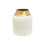 Florero Romimex Blanco Dorado Porcelana 23 x 27 x 23 cm de Romimex, Jarrones - Ref: D1628648, Precio: 55,42 €, Descuento: %