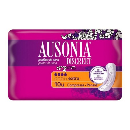 Compresas para Incontinencia Extra Ausonia Discreet (10 uds) 10