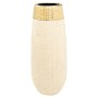 Vase Romimex Beige Doré Porcelaine 17 x 40 x 17 cm de Romimex, Vases - Réf : D1628664, Prix : 61,70 €, Remise : %