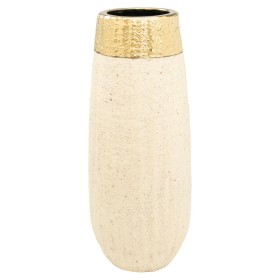 Vase Romimex Beige Doré Porcelaine 17 x 40 x 17 cm de Romimex, Vases - Réf : D1628664, Prix : 61,70 €, Remise : %