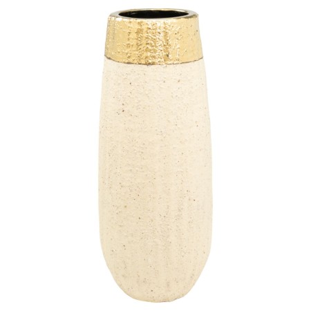 Vase Romimex Beige Doré Porcelaine 17 x 40 x 17 cm de Romimex, Vases - Réf : D1628664, Prix : 61,70 €, Remise : %